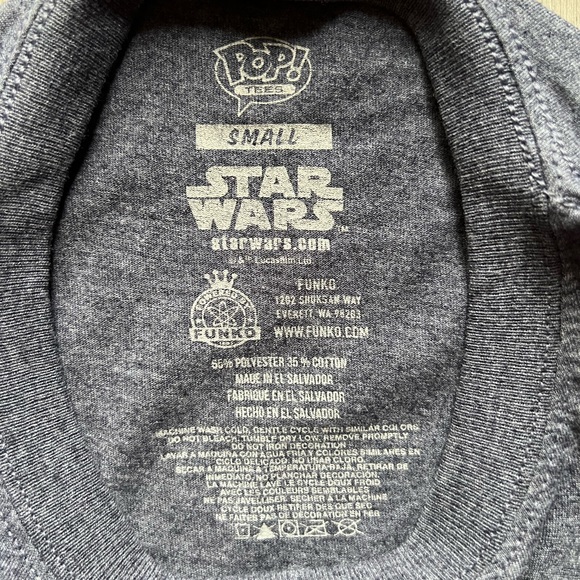 Funko Pop Tees Star Wars Chirrut Imwe Small - Picture 5 of 5